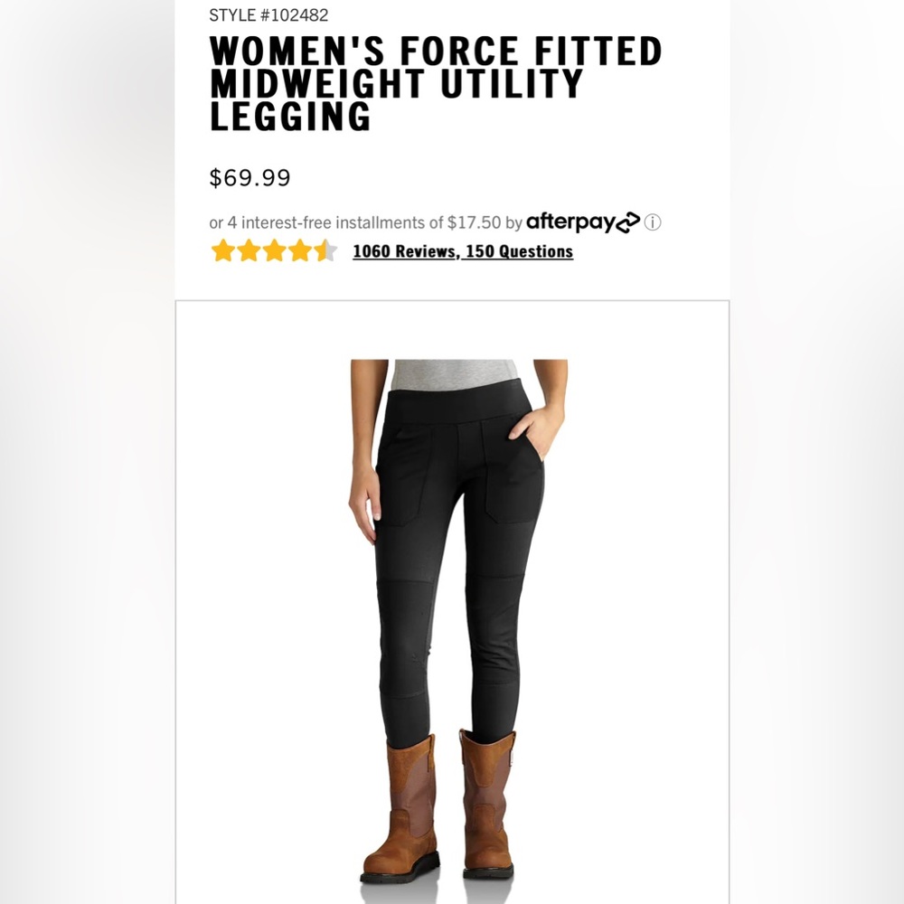 Carhartt fitted utility pants